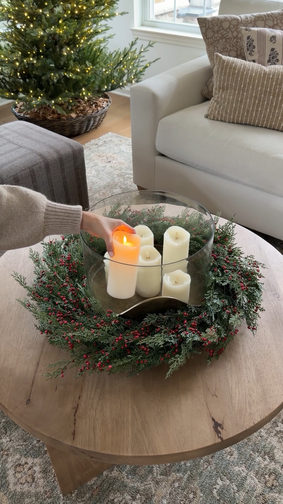 My favorite vignette of the season. Still so impressed with these Amazon candles! 

#LTKSeasonal #LTKHoliday #LTKHome