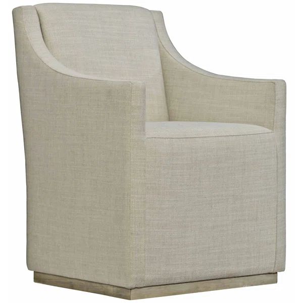 Highland Park Upholstered Wingback Arm Chair in Sand | Wayfair North America
