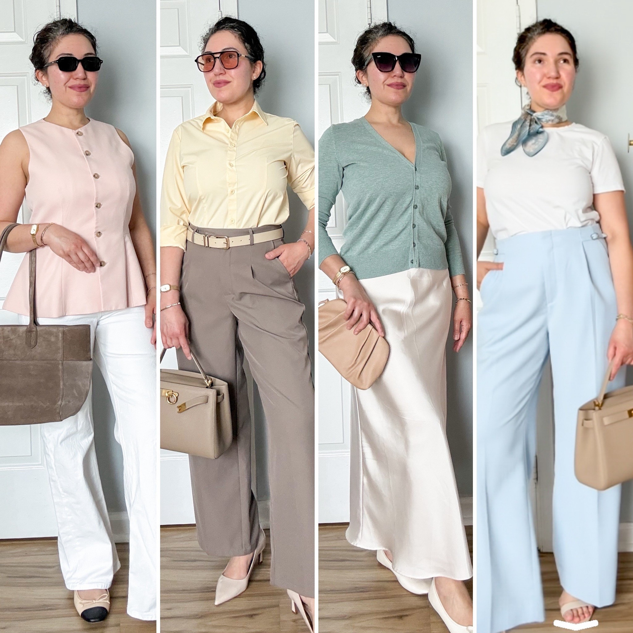Spring outfits, business casual workwear, pastel outfits 

#LTKWorkwear #LTKOver40
