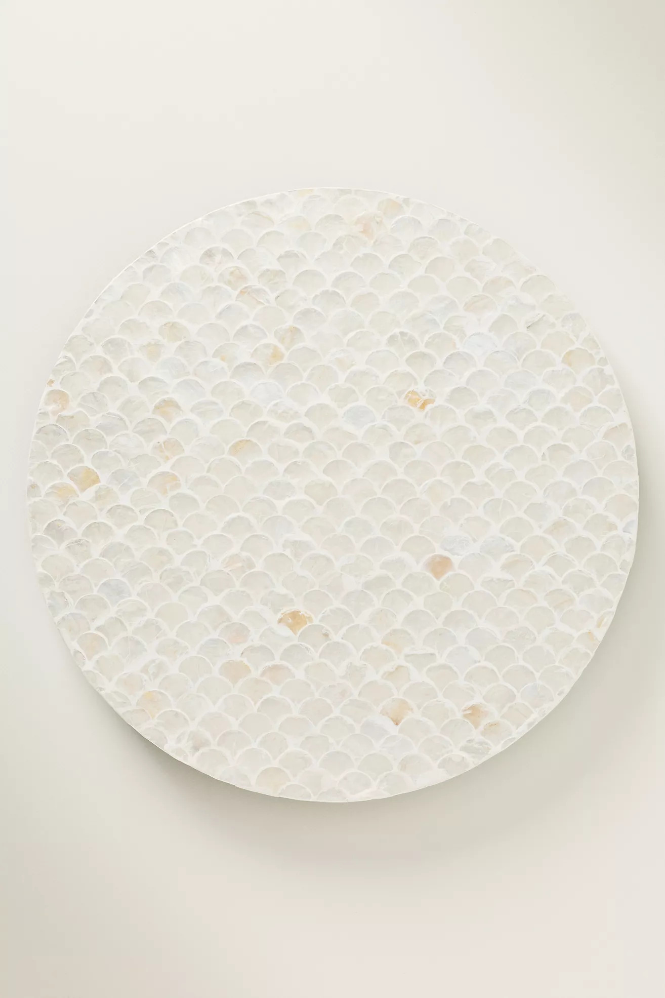 Wood and Capiz Embelished Shell Lazy Susan | Anthropologie (US)