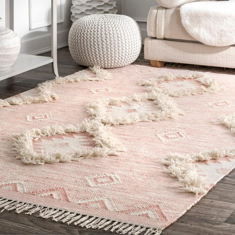 nuLOOM Tribal Moroccan Area Rug, Pink, 9' x 12' | Walmart (US)