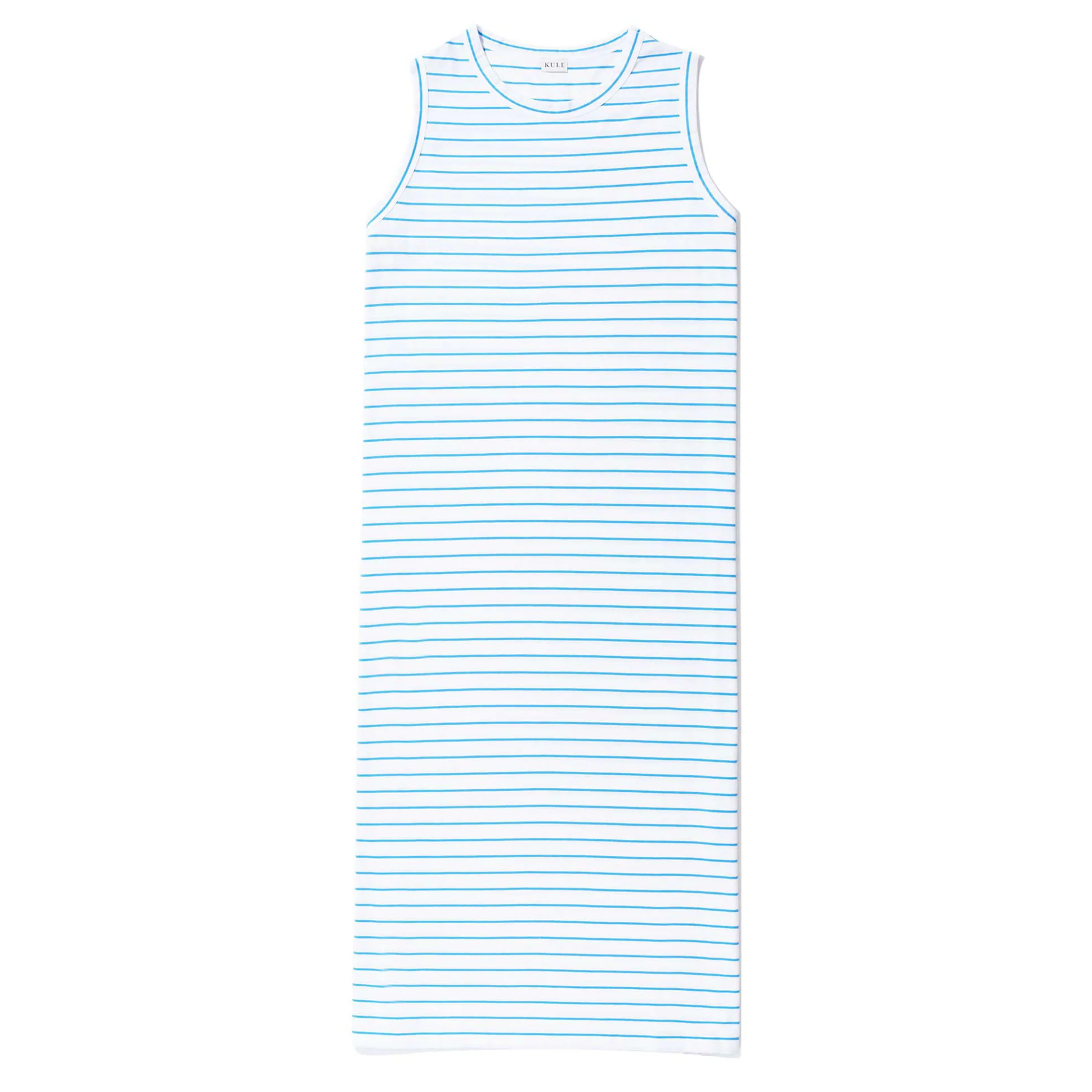 The Tank Dress - White/Azzurro | KULE (US)