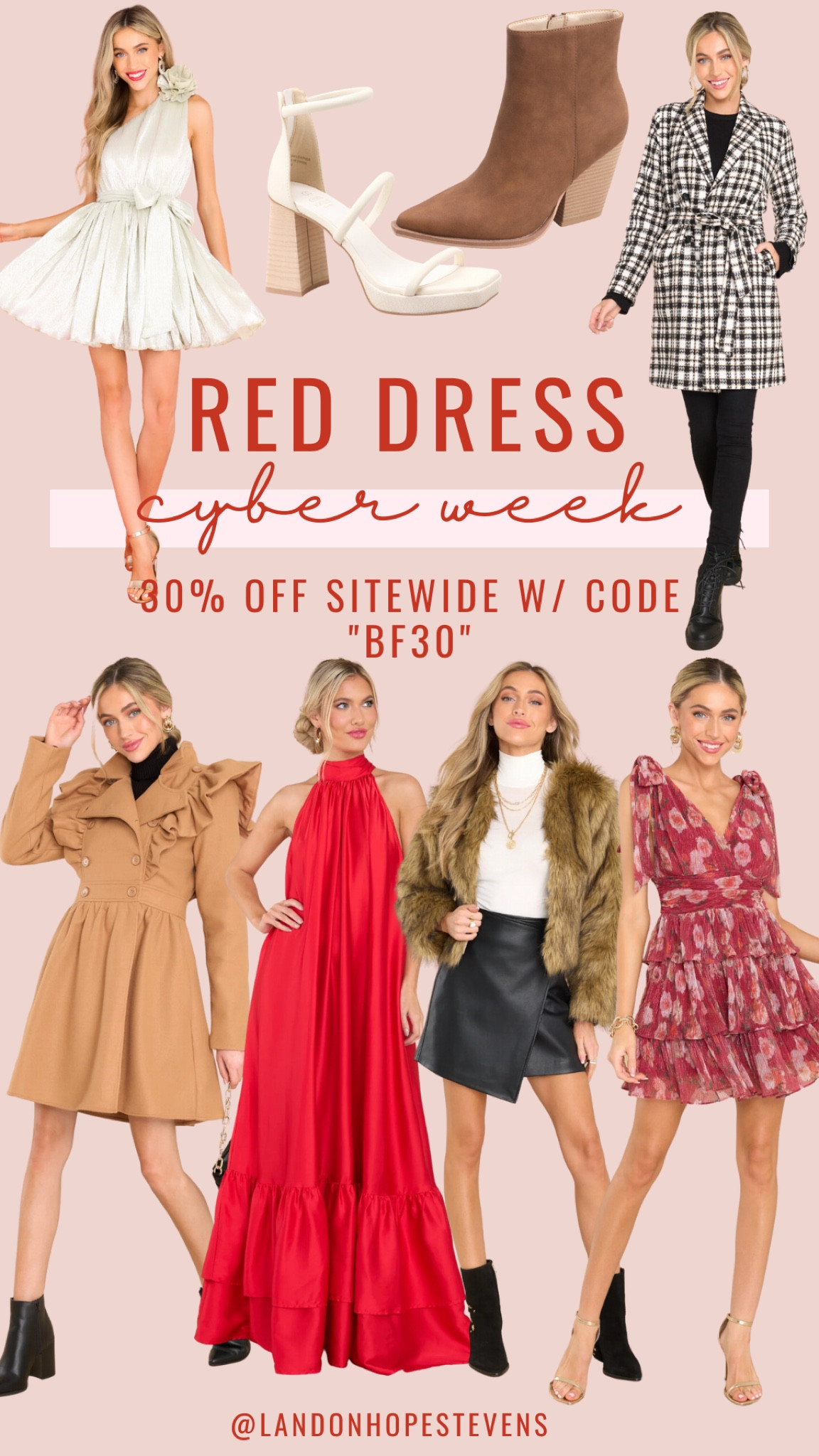 Red Dress Black Friday / Cyber Week sale! 30% off sitewide with code “BF30” ✨

#LTKCyberWeek #LTKHoliday #LTKstyletip