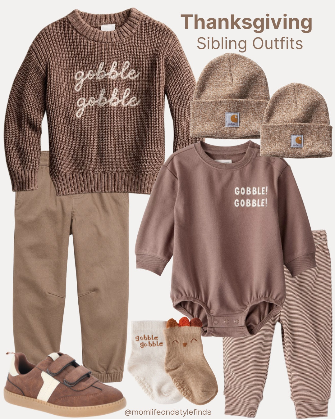 Sibling outfit ideas for Thanksgiving 

Baby thanksgiving outfit, toddler thanksgiving outfit, thanksgiving 2025, baby’s first thanksgiving, toddler boy clothes, toddler boy thanksgiving outfit ideas, thanksgiving dress, toddler girl style, baby boy outfits, baby girl fashion 

#LTKBaby #LTKFamily #LTKKids