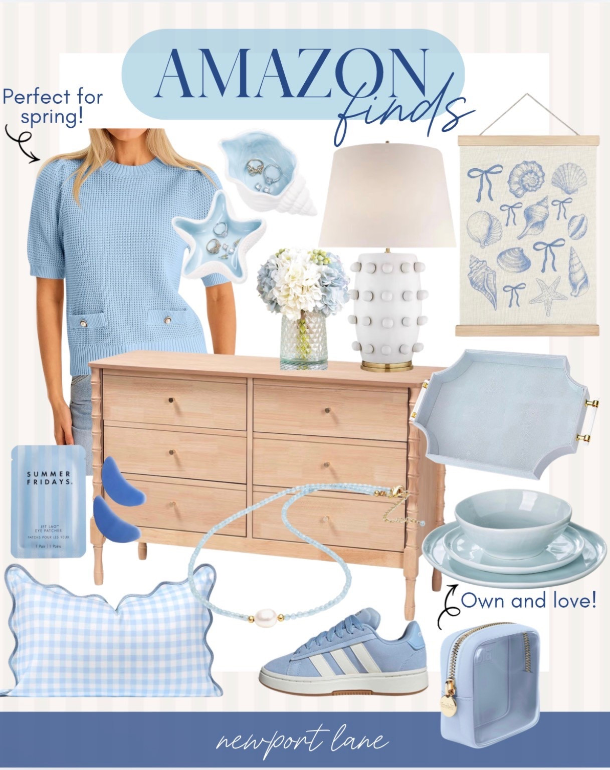 The prettiest shade of light blue! This dresser is a favorite new Amazon furniture find too! 



#LTKootd #LTKMidsize #LTKHome