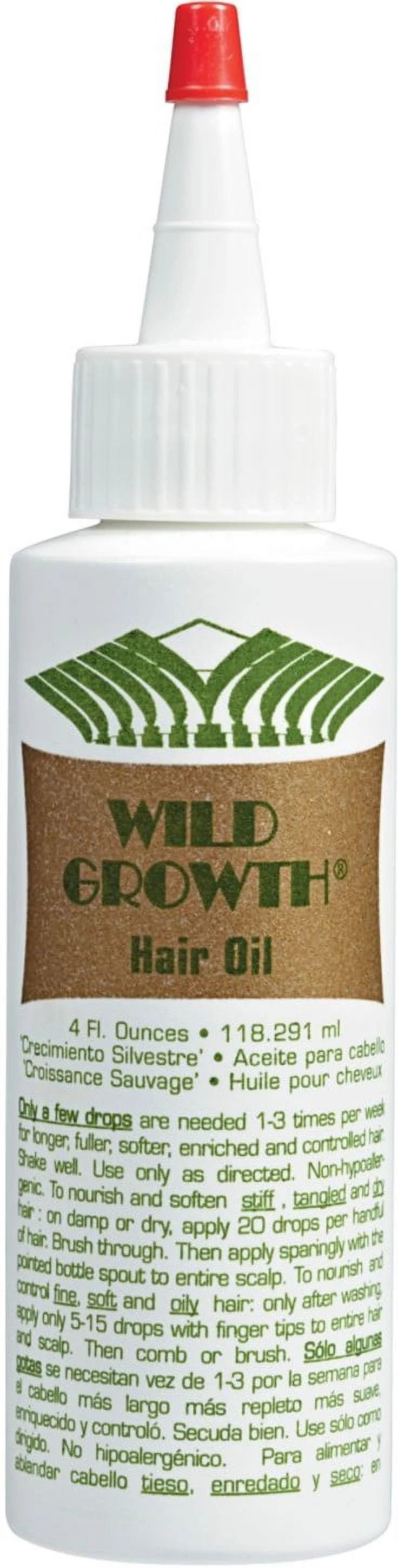 Wild Growth Hair Oil, 4 fl oz | Walmart (US)