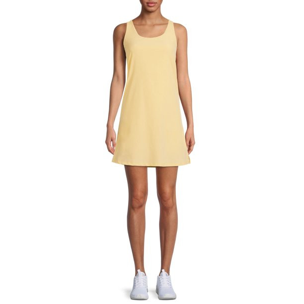 Athlux Women's Scoop Neck Performance Active Dress with Under Shorts - Walmart.com | Walmart (US)
