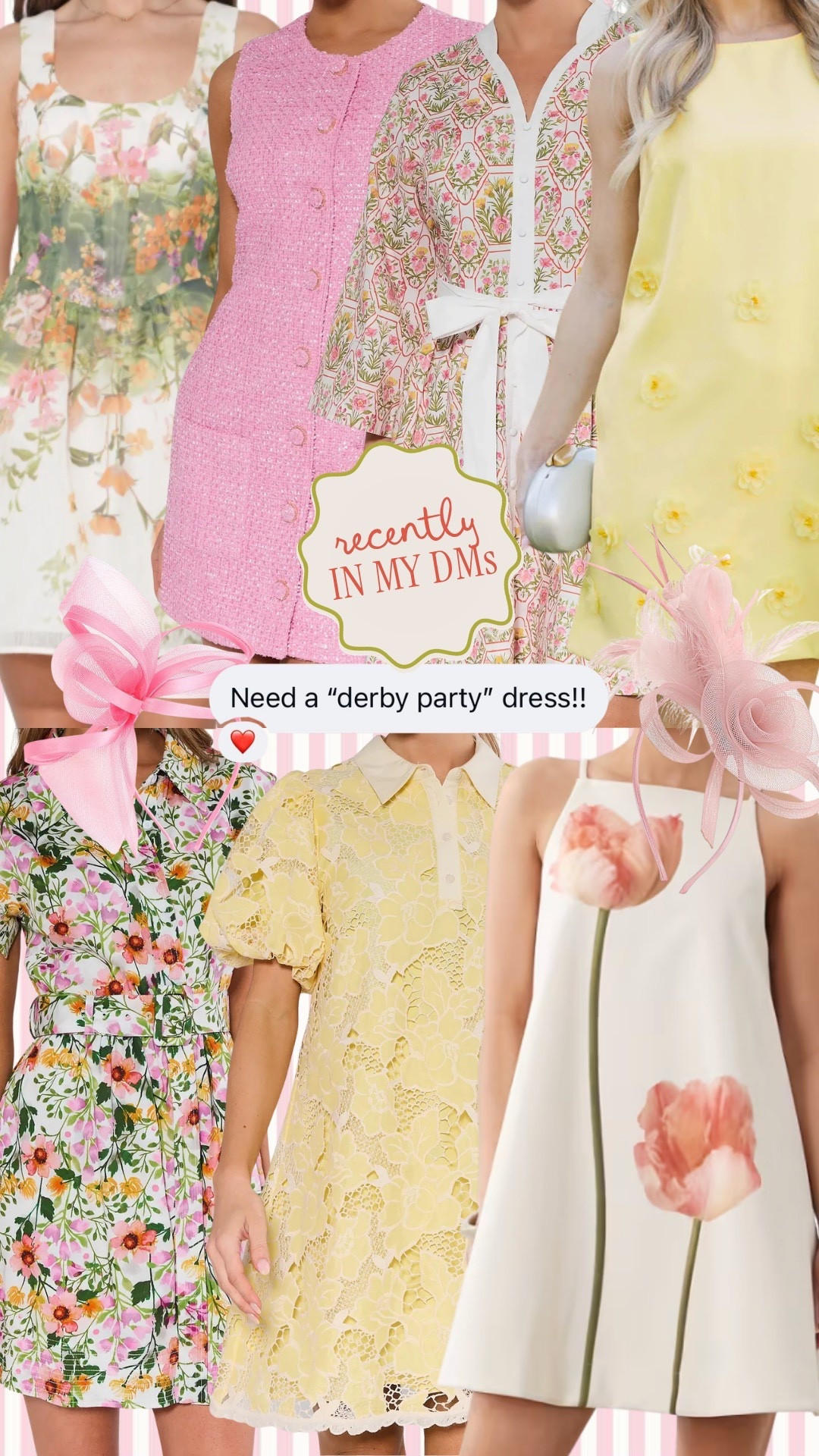 Derby party dresses!!! Linking so many fun options 💗