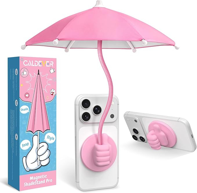 Phone Umbrella for Sun Shade Magnetic: Universal Thumbs Up Cell Phone Umbrella for iPhone Beach O... | Amazon (US)