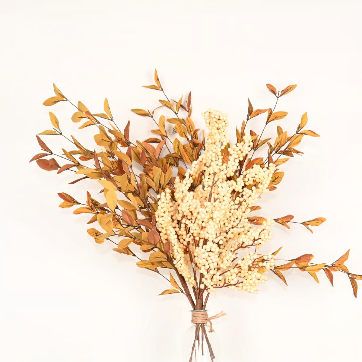 Ophelia & Co. 24" Artificial Fall Leaves Sprays Floral Arrangement For Vase Filler, Rustic Foliag... | Wayfair North America