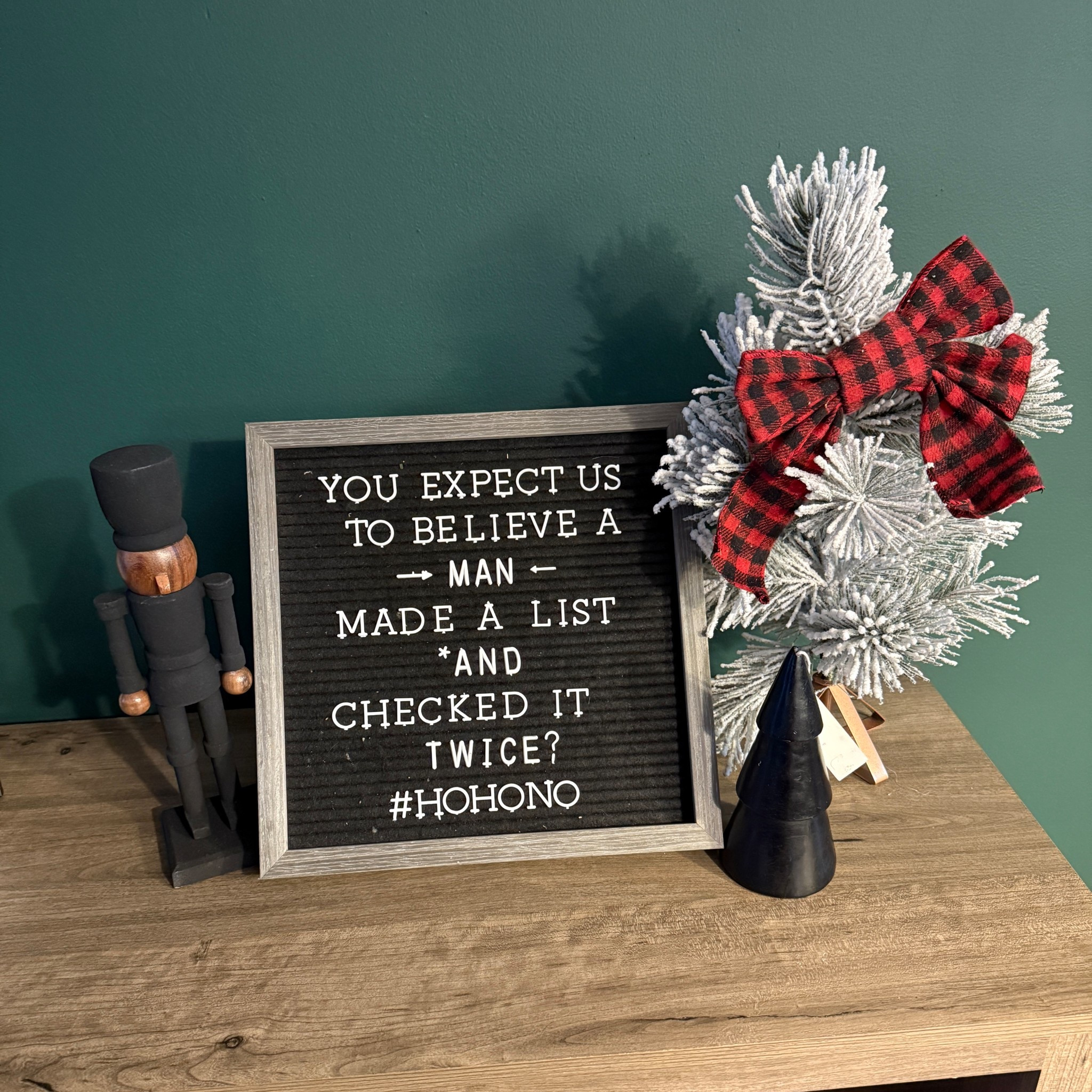 Mrs. Claus appreciation post. I bet Santa asks the elves “ho ho ho sooo what did I make this year?” As they’re wrapping the presents.

I love my Christmas decor 🤣

#LTKHome #LTKHoliday #LTKdayinmylife