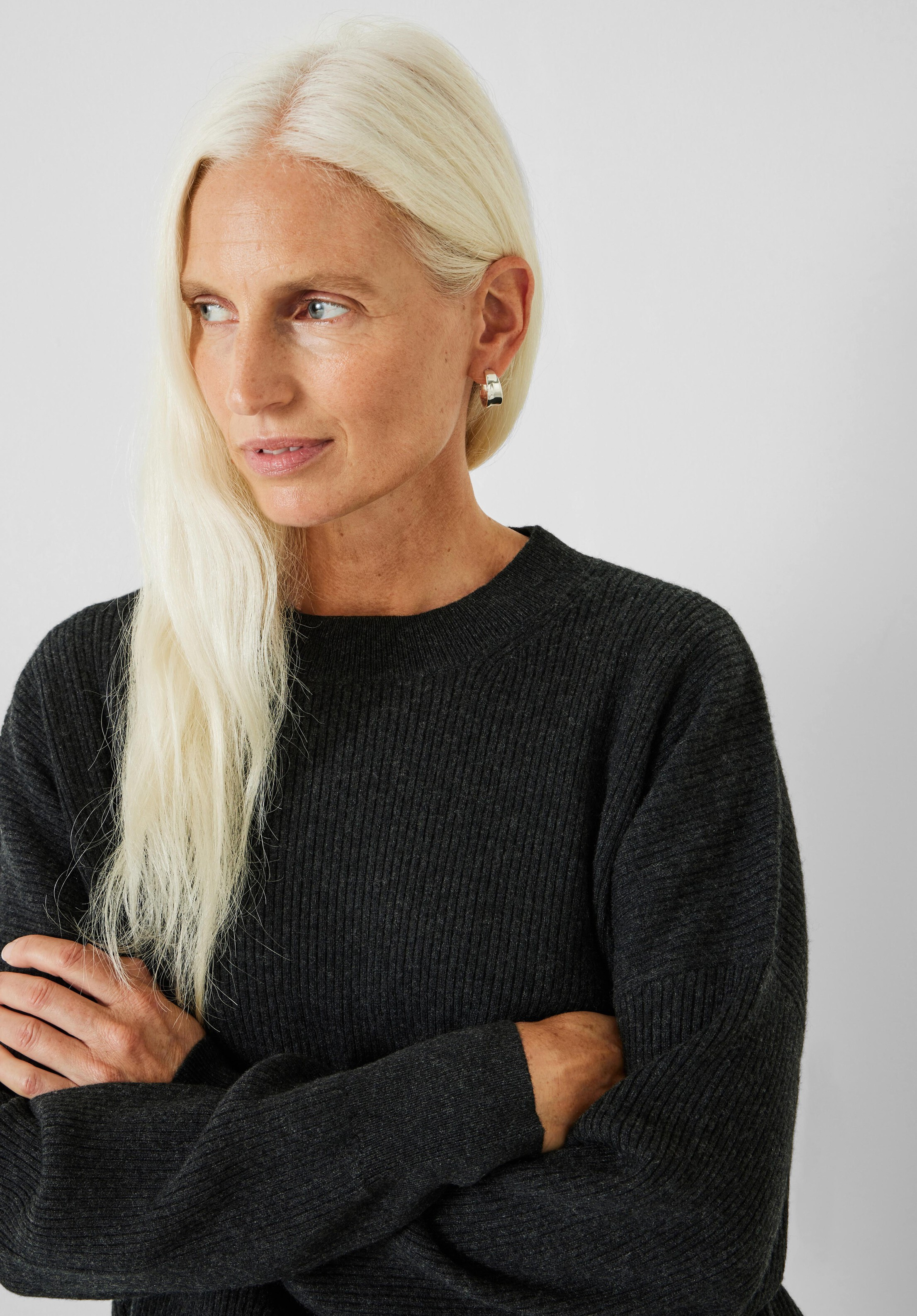 Mae Cashmere Ribbed Jumper | Hush UK