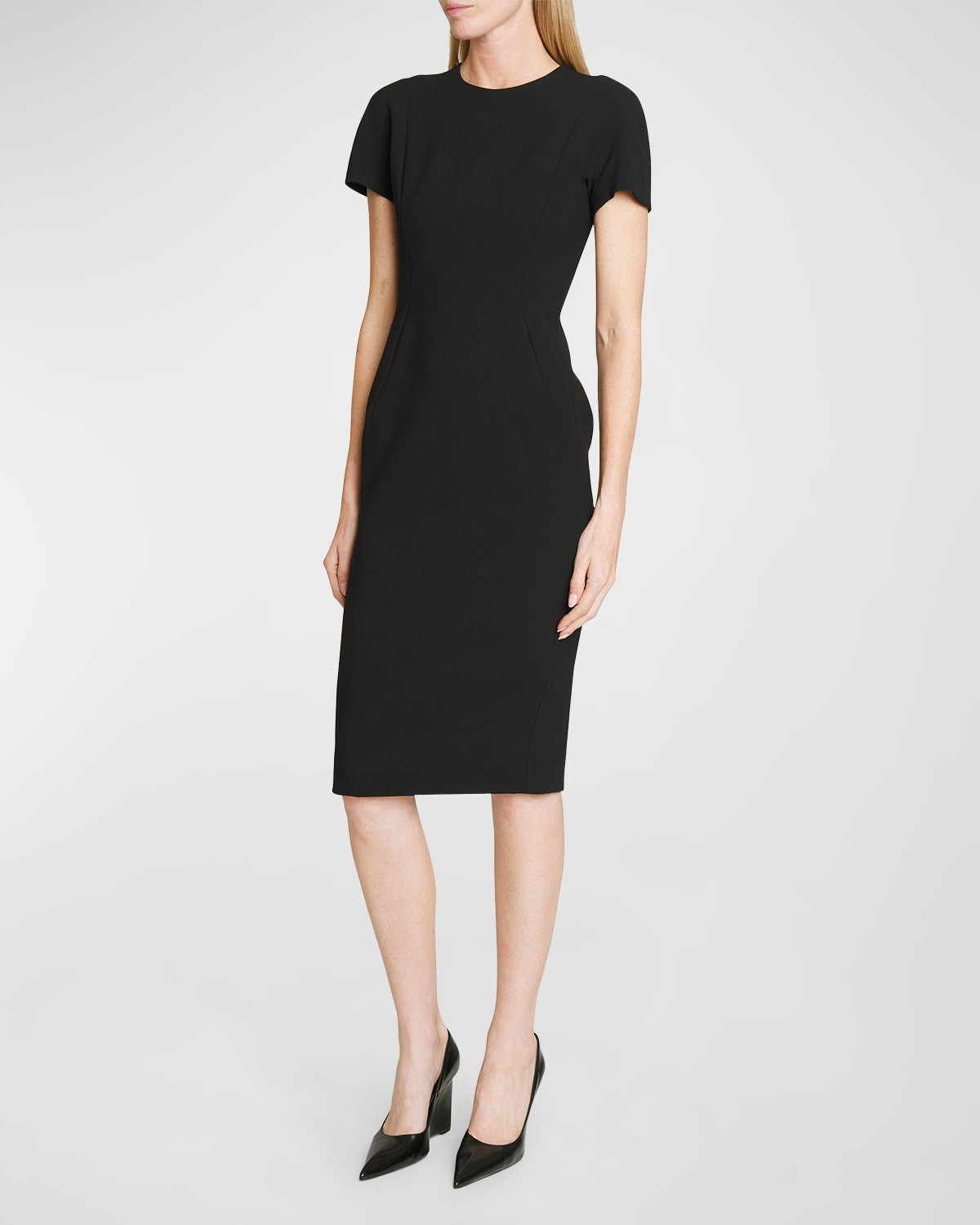 Fitted T-Shirt Sheath Dress | Neiman Marcus