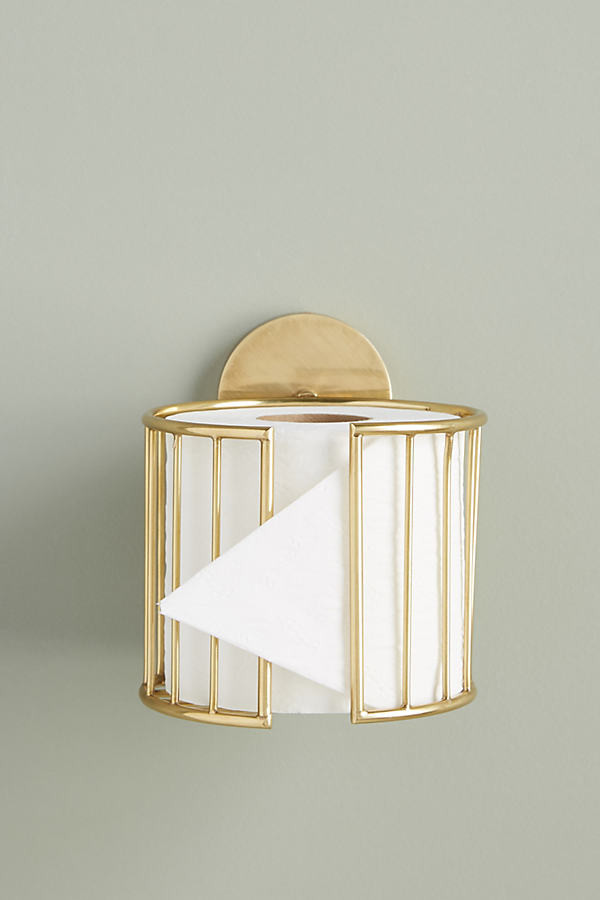 Kelly Toilet Paper Holder By Anthropologie in Brown | Anthropologie (US)