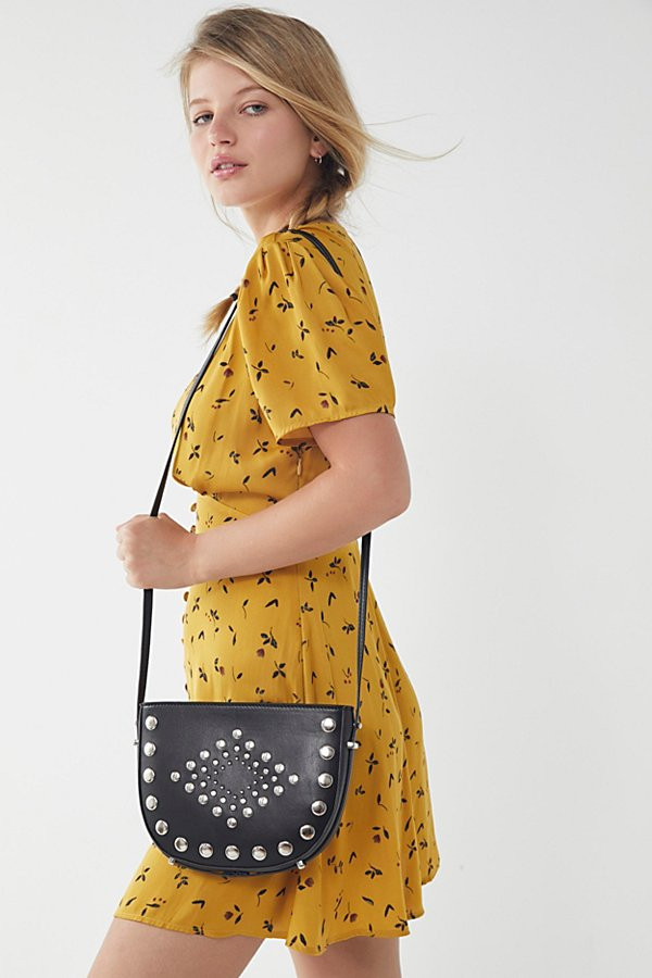 Half Moon Crossbody Bag - Black at Urban Outfitters | Urban Outfitters (US and RoW)