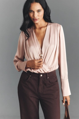 Favorite Daughter The Date Blouse Bodysuit | Anthropologie (US)