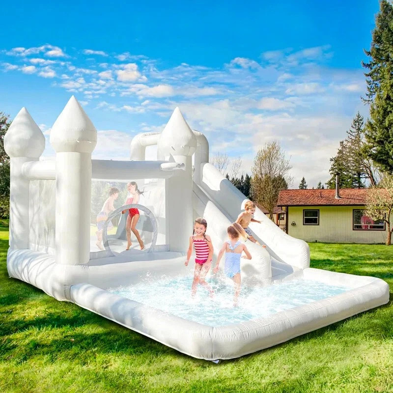 Bouncy Castle With Slide Pool Ball Pit Children Jumping Castle Bounce House | eBay US