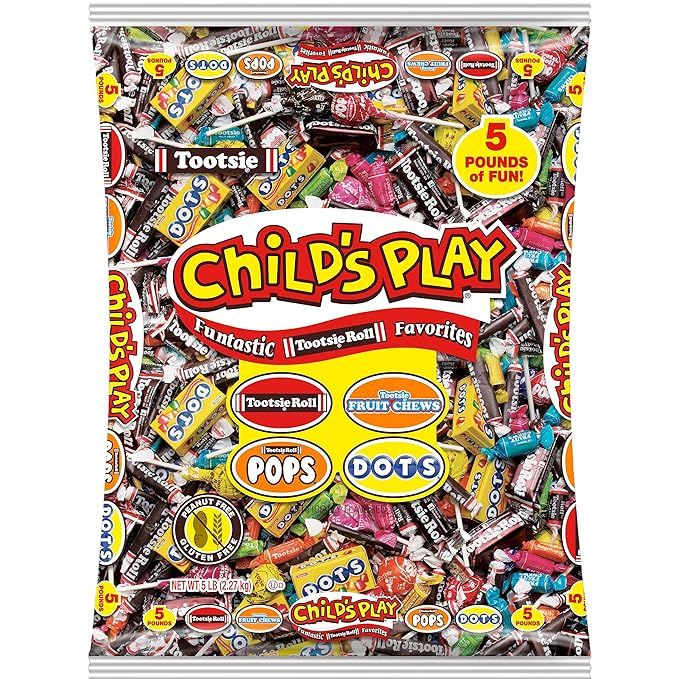 Tootsie Roll Child's Play Favorites, Funtastic Candy Variety Mix Bag, Peanut Free, Gluten Free, 5... | Amazon (US)