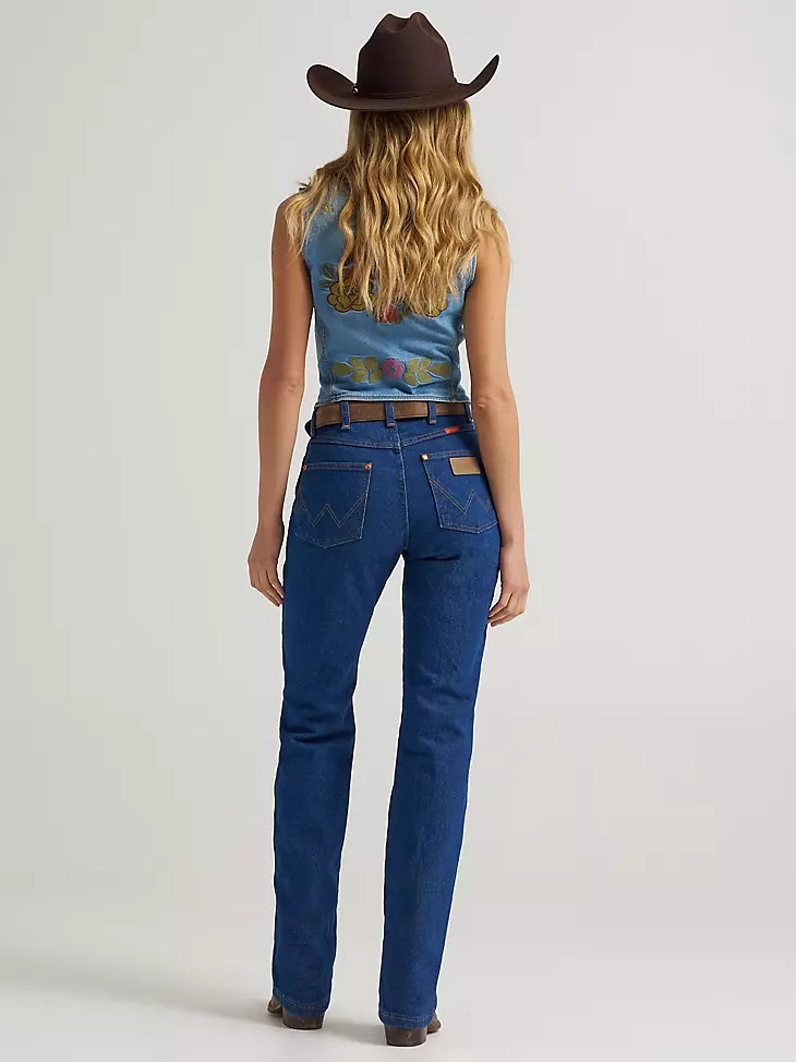 Women's Wrangler® Cowboy Cut® Slim Fit Jean in Prewashed Indigo | Wrangler