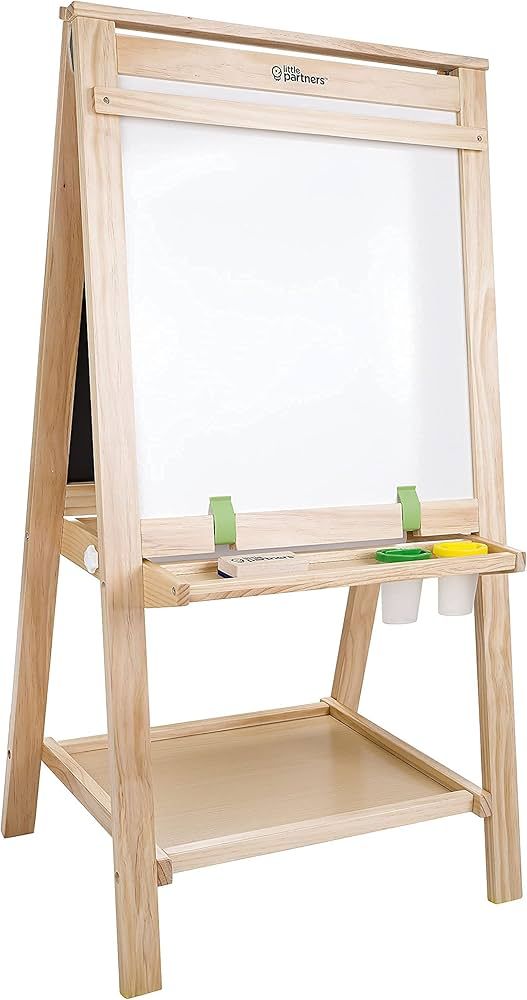 Artist EZ Easel by Little Partners | Two Sided A-Frame Paint Easel, Chalk Board and Dry Erase Whi... | Amazon (US)
