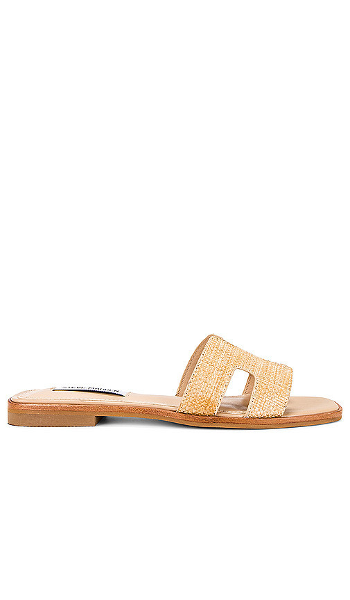 Steve Madden Hadyn Sandal in Raffia. Size 9.5 | Revolve Clothing (Global)