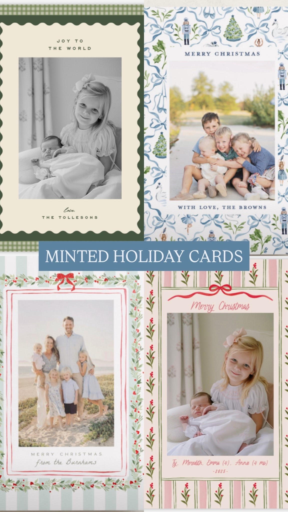 Linking some of my fave minted holiday card designs! 

#LTKHoliday #LTKmomlife