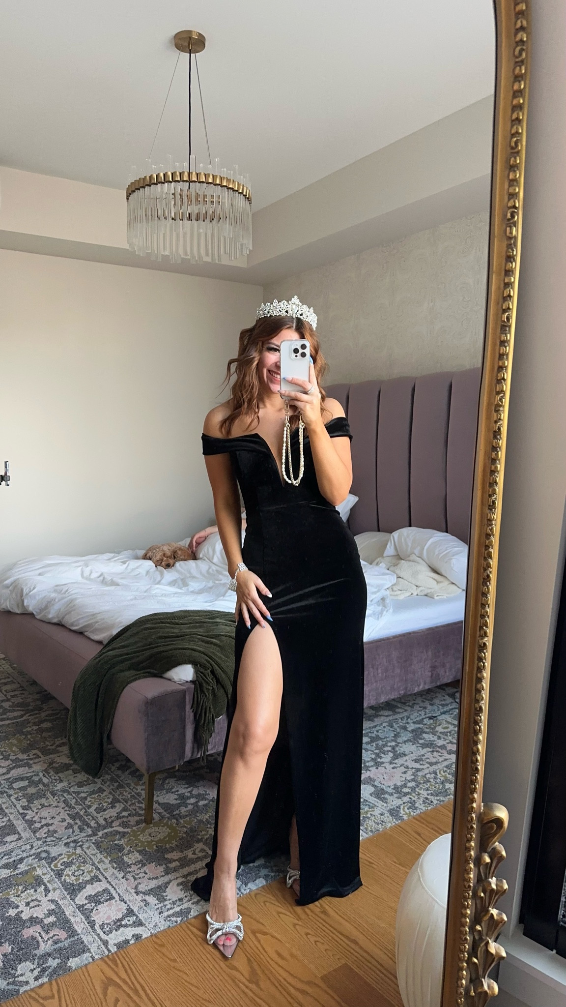 kerri formal velvet mermaid dress Burnished Gold Velvet Bridesmaid Dress Mermaid Maxi Flutter Sleeve V-Neck