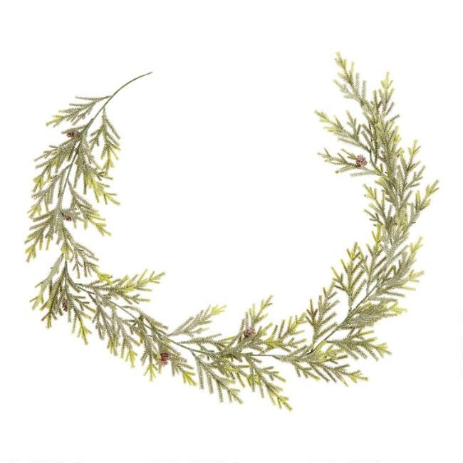 Thin Pine and Mini Pinecone Garland | World Market