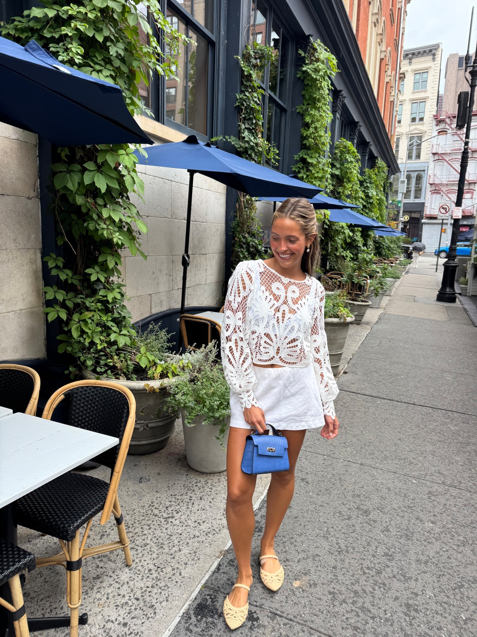 Summer blues🫐 

My top is Nordstrom rack but I’m linking similar & my purse is from Florence🤫