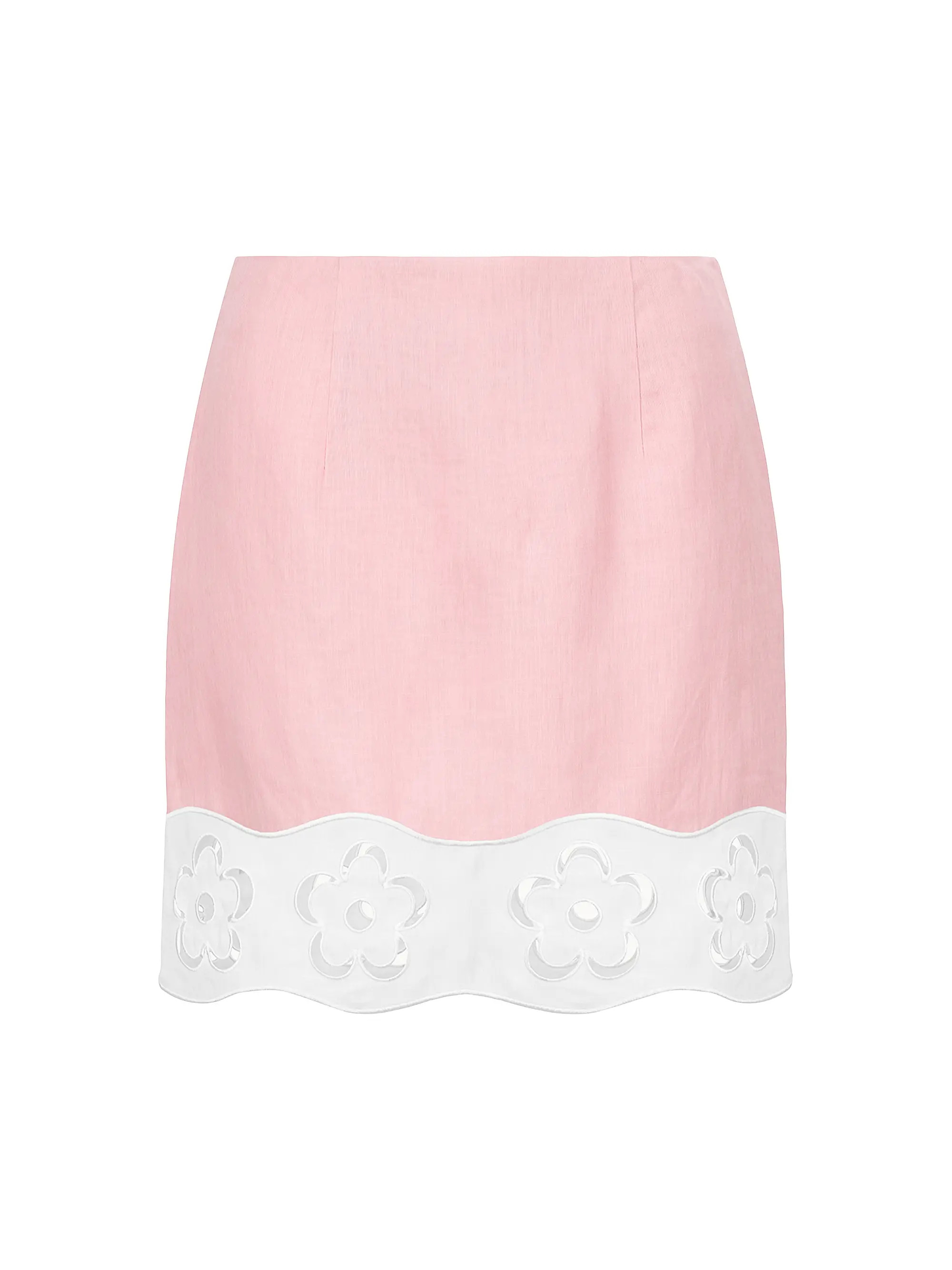 Margaux Linen A-Line Skirt | Saks Fifth Avenue