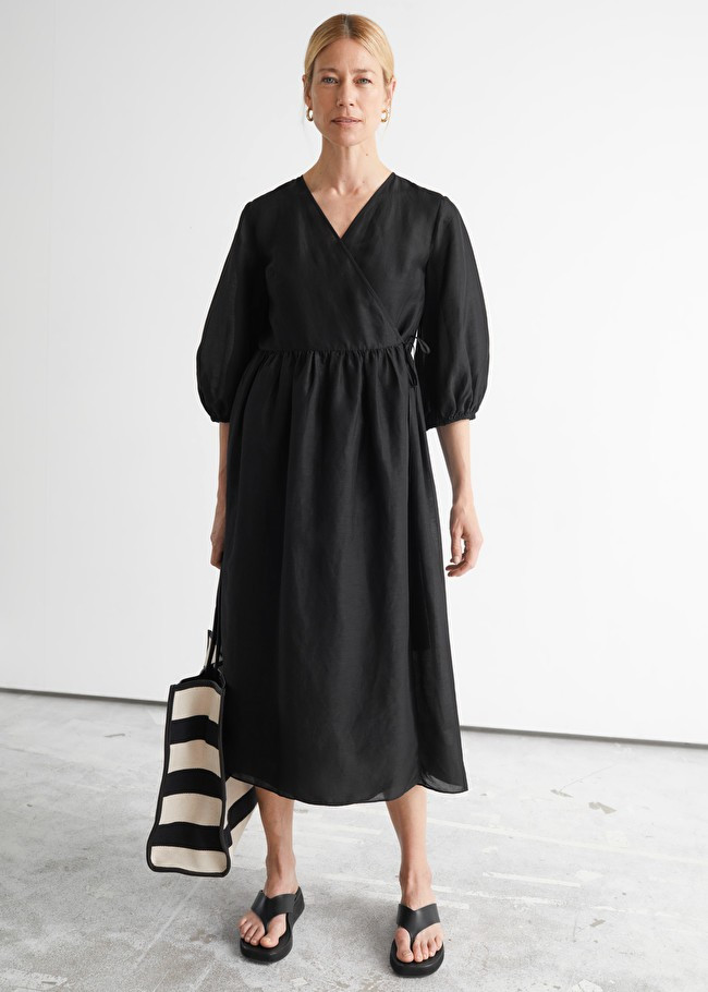 Relaxed Midi Wrap Dress | & Other Stories (EU + UK)