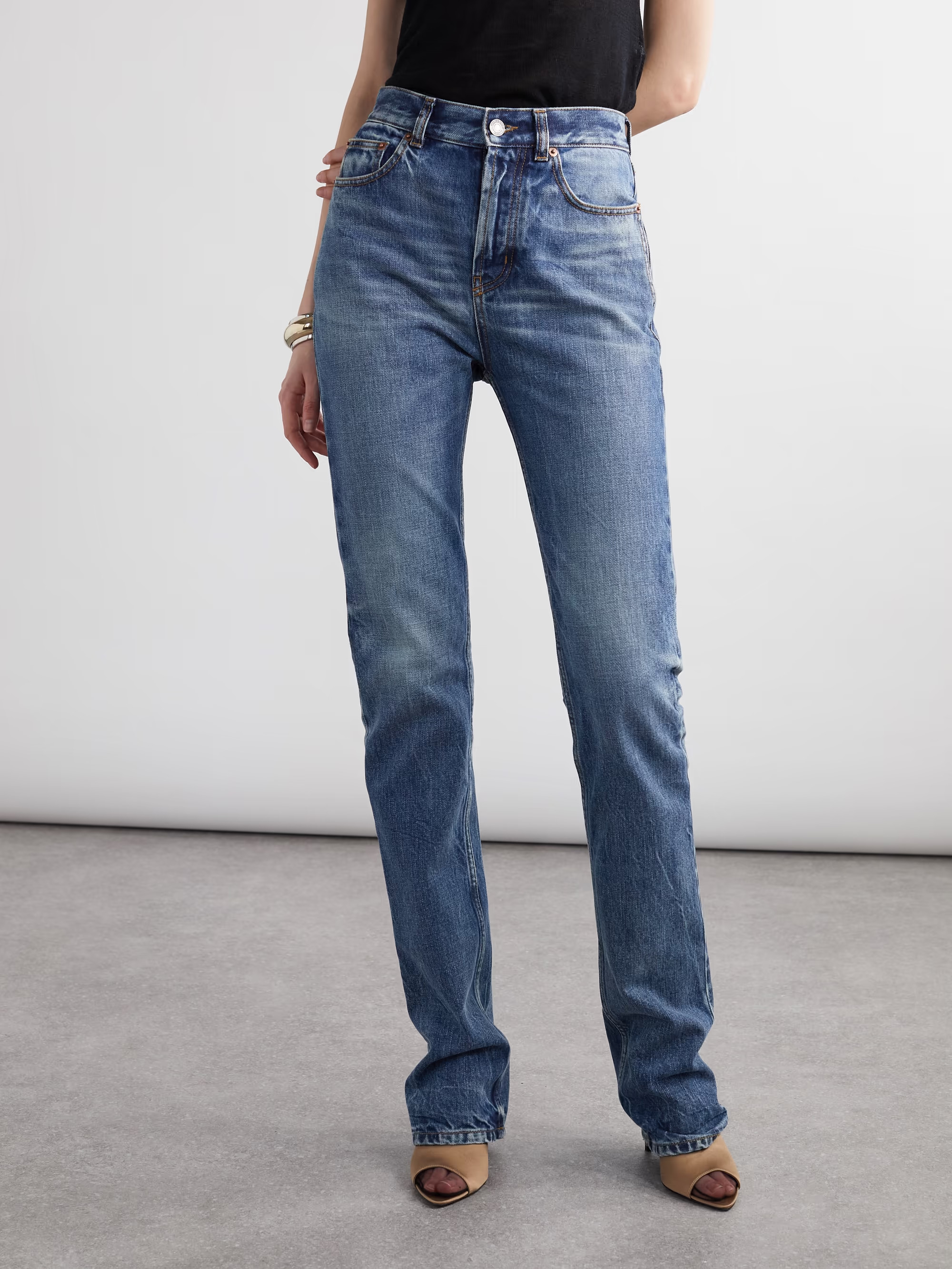 High-rise slim-leg jeans | NET-A-PORTER (US)