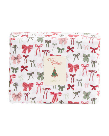 Bow Charms Sheet Set | TJ Maxx