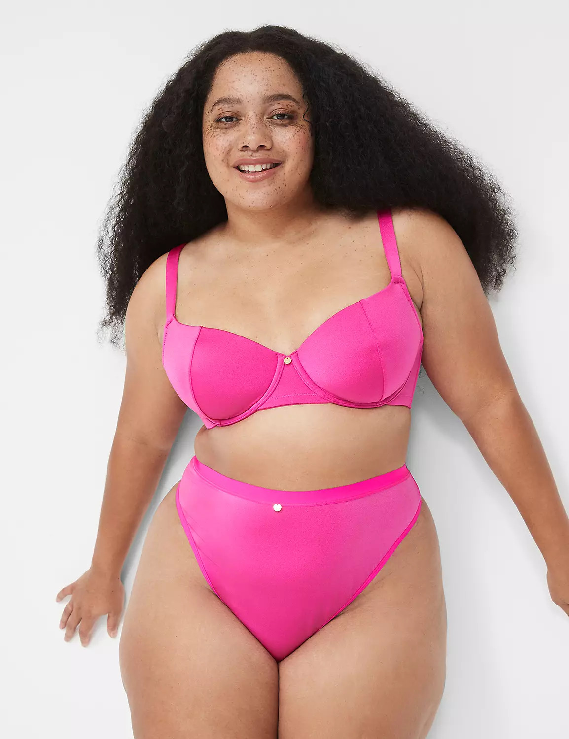 Shimmer Lightly Lined Balconette Bra | LaneBryant | Lane Bryant (US)