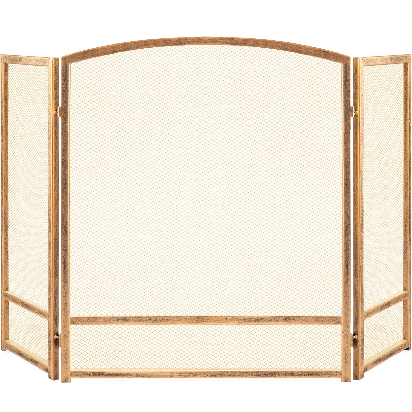 Brendetta 3 Panel Steel Fireplace Screen | Wayfair North America