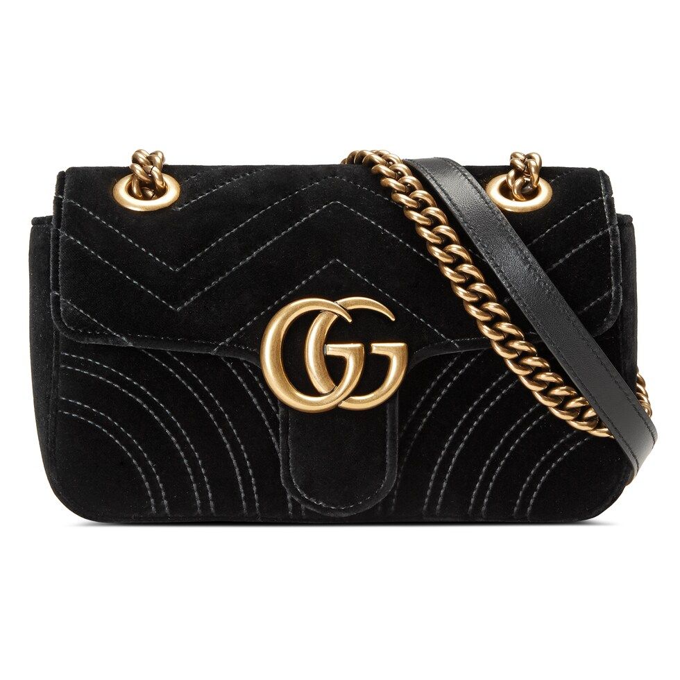 GG Marmont velvet mini bag | Gucci (US)
