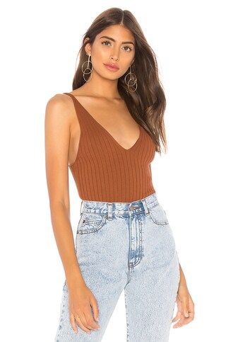 Mabel Rib Sweater Top | Revolve Clothing (Global)