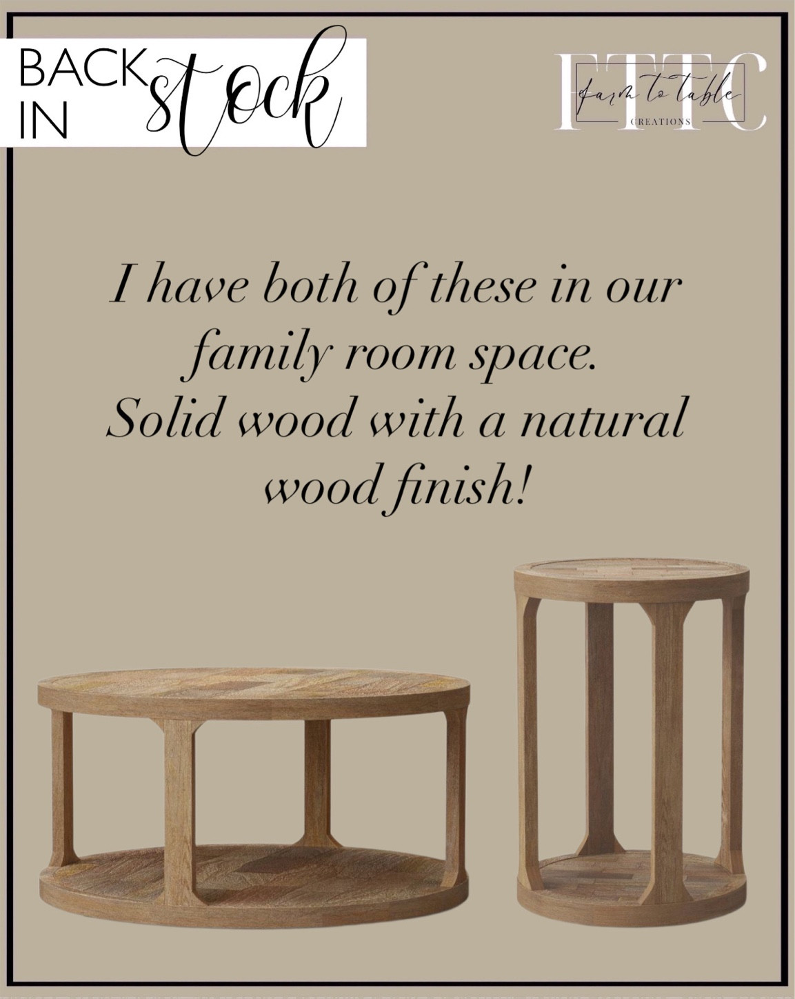 Castalia Round Accent Table … curated on LTK