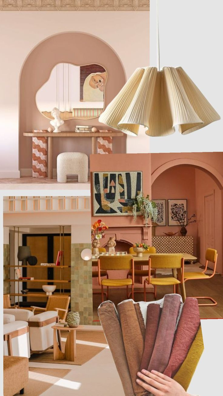 Earthy Pastels Color Inspo | Sherwin Williams Romance, Subdued Sienna, Auric, Foxy, Chrysanthemum 

 #LTKHome #LTKSaleAlert