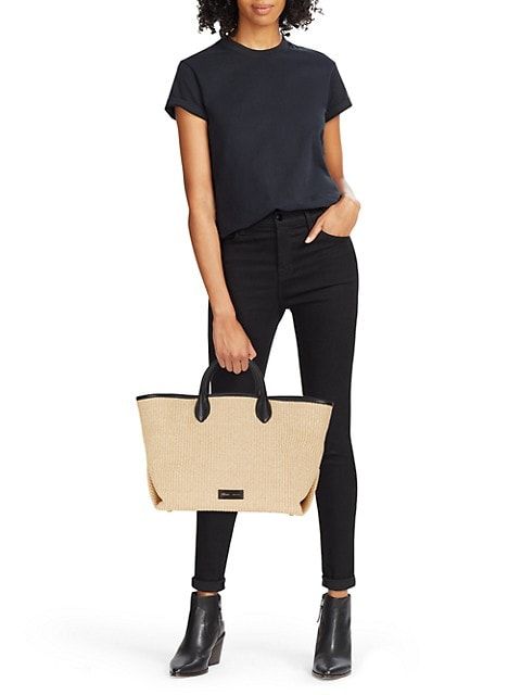 Medium Amelia Raffia Tote | Saks Fifth Avenue