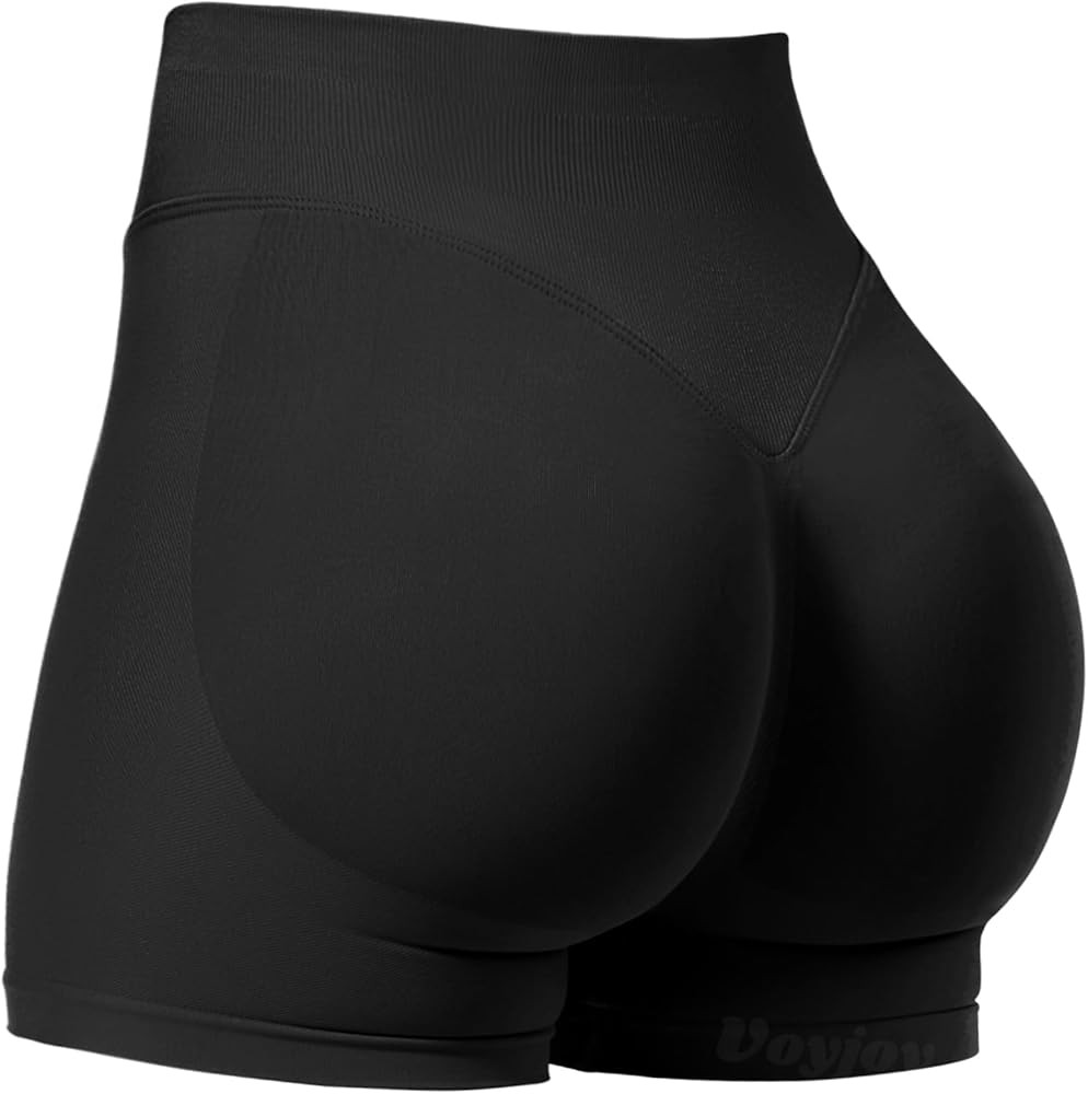 VOYJOY Women Workout Impact Shorts 3.6"/ 4.5"/ 6" Scrunch Butt Lifting Gym Seamless Booty Biker S... | Amazon (US)