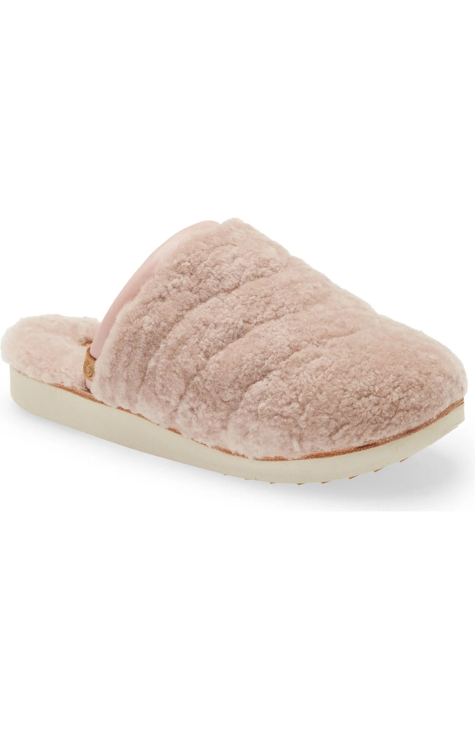 Pupu Mua Genuine Shearling Scuff Slipper (Women) | Nordstrom