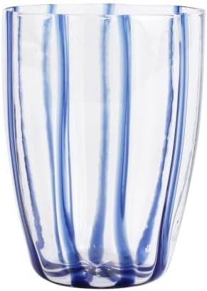VIETRI Nuovo Stripe Blue Tall Tumbler | Amazon (US)