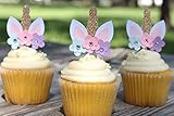 Unicorn Cupcake Toppers, Birthday Cupcakes, Unicorn Birthday Party, Unicorn Cake, Cupcake Toppers, C | Amazon (US)