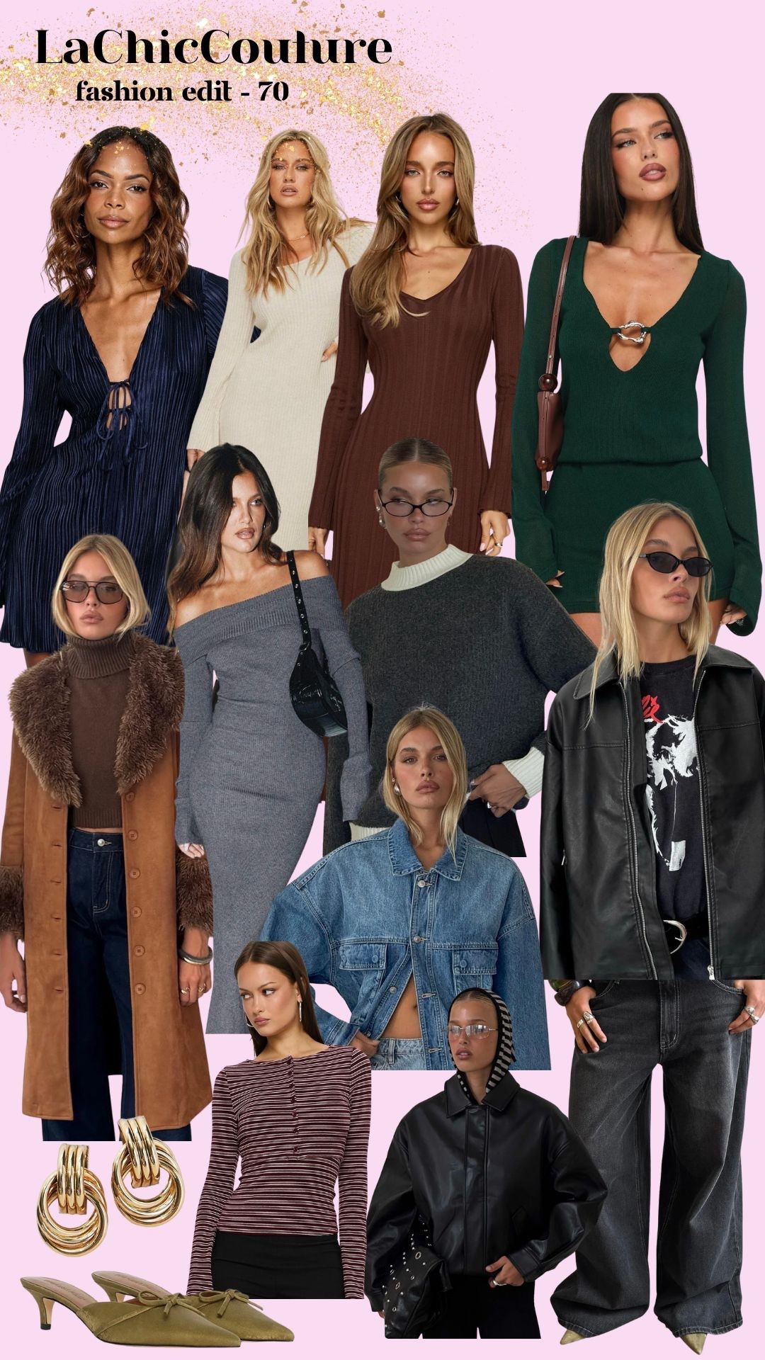 LaChicCouture Fashion Edit - 70 Fall Outfit. Holiday Outfit Inspo. Fashion trends. Fall Capsule Wardrobe #ootd #streetstyle #FashionTrends #Outfitinspo #falloutfits #falllooks #vogue #outfitideas #lachiccouture

















#LTKStyleTip #LTKSeasonal #LTKFindsUnder100