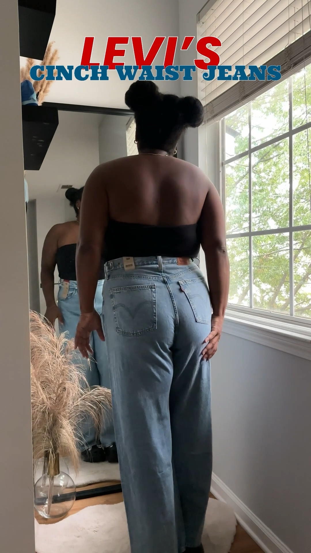 “your booty 🍑 looks soggy” 
I’ve been losing weight, and my coworker lovingly pulled me aside to let me know my pants were doing NOTHING for my shape. it was time to find a solution and these adjustable cinch waist baggy jeans from Levi’s are exactly what I needed.

#LTKPlusSize #LTKStyleTip #LTKSaleAlert