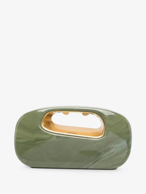 Amara marbled clutch bag | Farfetch Global