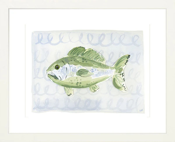 The "One Fish, Green Fish" Fine Art Print | Evelyn Henson