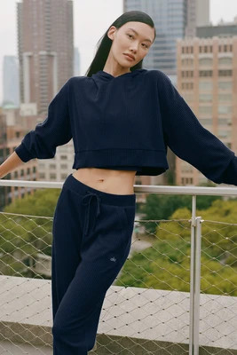 Muse Sweatpant in Navy Blue, Size: XS | Alo YogaÂ® | Alo Yoga