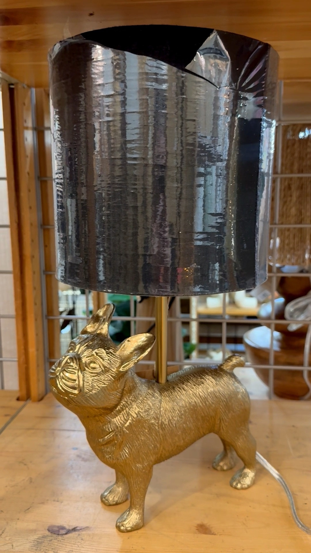 I spotted this adorable lamp for Frenchie lovers….and it’s just too cute! ❤️ 

Made of metal and covered in a metallic gold finish, this French bulldog lamp includes all of the features of this dog breed that we know and love. And it also includes a black drum linen shade. It’s perfect for a kitchen counter, entryway table, or bedside table.

And if you’re a mosaic artist, this would also be a fun substrate for your artwork. For mosaic tips, tutorials + inspiration please visit my YouTube channel: YouTube.com/julieweilbacher. Follow @julieweilbacher on Instagram for all things mosaic art.

#frenchbulldog #frenchie #bulldog #doglamp #dogdecor #eclectictablelamp #worldmarket #tablelamp #doglover #dogmom #dogdad #dogparent #doglover

#LTKmomlife #LTKMens #LTKHome